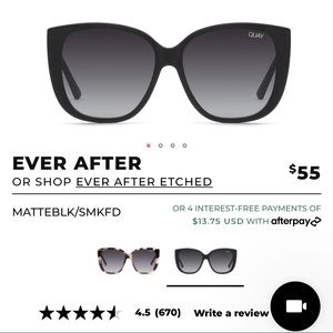 Quay Sunglasses - style “Ever After”